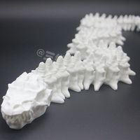 Dragón Esqueleto Articulado Gigante de Plástico Impreso en 3D de 72 cm con Mandíbula Móvil, Totalmente Articulado, Temática Animal, Colores Personalizados al por Mayor, D&D