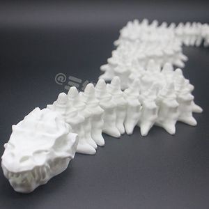 Dragón Esqueleto Articulado Gigante <span class=keywords><strong>de</strong></span> Plástico Impreso en 3D <span class=keywords><strong>de</strong></span> 72 cm con Mandíbula Móvil, Totalmente Articulado, Temática Animal, Colores Personalizados al por Mayor, D&D - Product Image 5