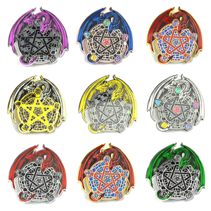 バッジピンメーカー最低注文なし高品質金属ピンドラゴン動物漫画カスタムエナメルピンバッジ - Product Image 2