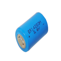 Baterai Lithium Thionyl Chloride Primer Non Isi Ulang Ukuran 1/2 AA 3.6V 1200 MAh ER14250