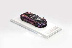 Modèle de voiture miniature en alliage HKM1:64 Pagani Huayra avec portes et capot ouvrables, simulation réaliste haut de gamme - Product Image 4