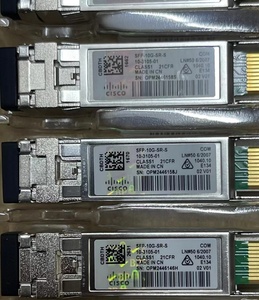 โมดูลรับส่งสัญญาณไฟเบอร์ออปติก SFP SFP-10G-SR-S ของแท้ 100% ใหม่เอี่ยม - Product Image 5