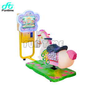 <span class=keywords><strong>Funtime</strong></span>, venta de máquina de juego que funciona con monedas para niños, máquina de juego de columpio para niños, competencia de equitación Crazy 3D - Product Image 5