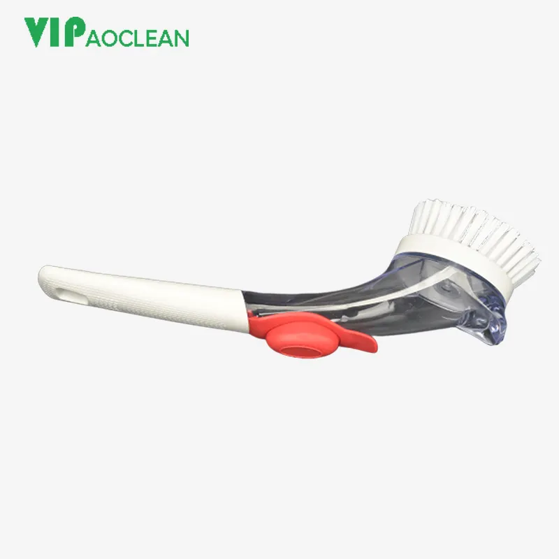 VIPaoclean 주방 싱크대 클린 식기 세척 수거솔 비누 분배 브러시