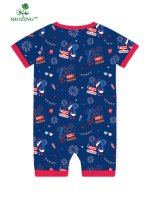 Miozing 	 Pyjamas bébé personnalisés 4 juillet, vêtements pour bébés garçons de 3 à 5 mois, pyjamas bébé une pièce en bambou pour l'eczéma, ODM