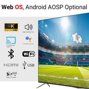 Téléviseur commercial à double cadre sans cadre, design 4K UHD, panneau IPS BOE CSOT, 1,5 Go de RAM, 8 Go de ROM, verre trempé, Smart TV 75 pouces - Product Image 5