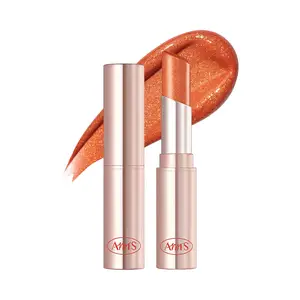 Korean Makeup Product Rose Gold Glitter Lip Tint Pearl Lipstick Lights Collection