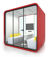 Cabine de bureau insonorisée modulaire moderne en aluminium pour salon supermarché maison école entrepôt/Villa salle de sport salle de pratique vocale