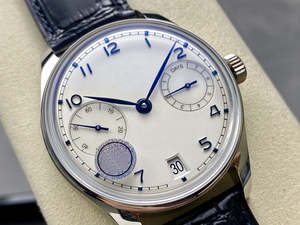 Montre mécanique 2025 très vendue avec bracelet en cuir, réserve de marche de huit jours, calendrier, montre mécanique pour hommes - Product Image 2