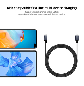 Quelle Fabrik 25W 45W 60W 3A 5A PD Schnell lade USB-C ZU TYPE-C Kabel supers chn elles Ladekabel - Product Image 3