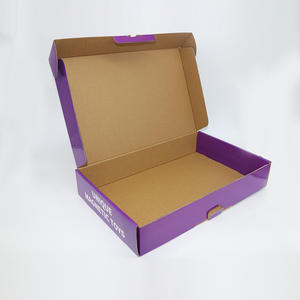 صناديق شحن من الورق المقوى الصلب المطبوع حسب الطلب ، مواد معاد تدويرها للشركات الصغيرة ، تغليف هدايا مستحضرات التجميل والملابس والشعر - Product Image 2