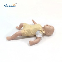 Modèle d'entraînement à l'obstruction des voies respiratoires chez l'infant, modèle d'infarctus, mannequin PVC pour la manœuvre de Heimlich et la RCP pour l'enseignement des premiers secours, certifié CE