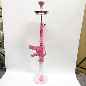 Usine en gros meilleur <span class=keywords><strong>prix</strong></span> de luxe fumer Shisha or <span class=keywords><strong>Ak</strong></span> <span class=keywords><strong>47</strong></span> narguilé - Product Image 3