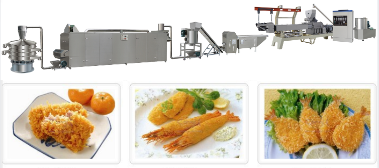 Fully Automatic Bread Crumb Maker Panko Machine Diesel 150kg/H