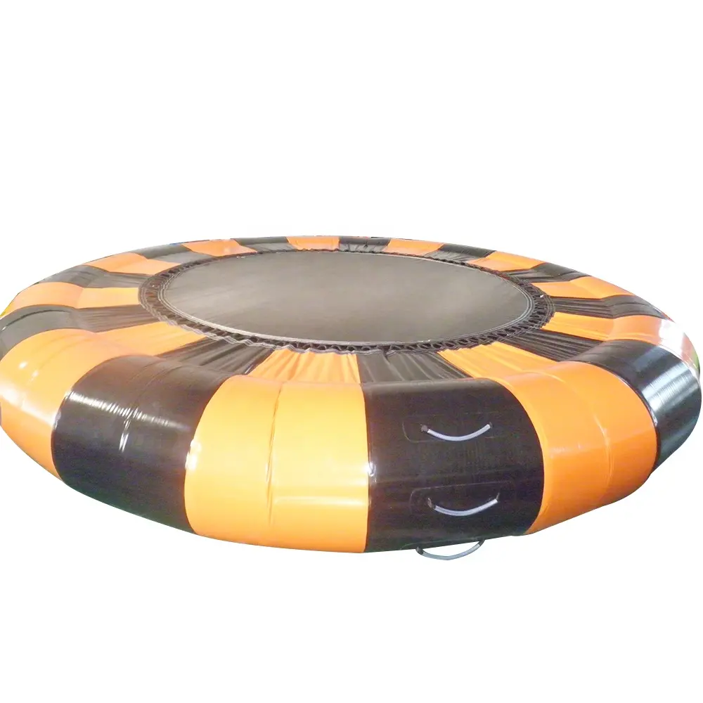 Agua Mar ocio juegos inflables trampolín flotante inflable en venta