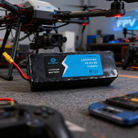 Paquete de Baterías de Estado Sólido Sinxpower 8S5P INR21700 29.6V 25000mah 10C Descarga 800 Ciclos 12 Meses de Garantía para FPV de 13-17 Pulgadas
