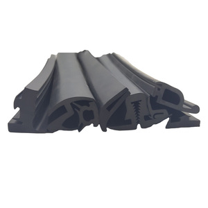 Custom Made Irregular Shaped Solid <b>Rubber</b> Sealing <b>Strip</b> U Shape 10.5*15 Black For Mechanical Use - Product Image 2