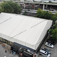 Tente extérieure ignifuge de grande capacité de tissu en aluminium de chapiteau de tente industrielle de haute qualité pour l'entrepôt