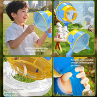 Machine à bulles portative pour enfants, canon à air à énergie éolienne, lanceur de bulles pour l'extérieur, jouet amusant pour garçons, vente en gros