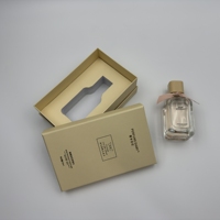 Boîte à parfum en carton avec couvercle et plateau personnalisés, boîte à parfum en papier, flacon rond vide de 30 ml, 50 ml, 100 ml, emballage de boîte à parfum