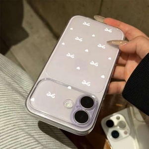 <span class=keywords><strong>Funda</strong></span> para Teléfono 17 16 14 15 Pro Plus 18 13 12 11 Pro Max, Ultrafina Esmerilada con Lazo Blanco Instantáneo XR X XS Fundas - Product Image 6