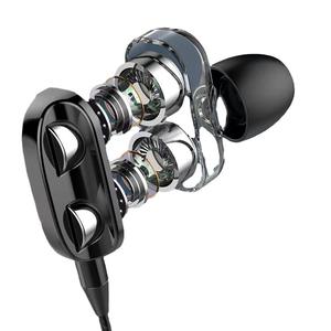 Écouteurs filaires intra-auriculaires à double dynamique avec connecteur Type-C, <span class=keywords><strong>son</strong></span> HiFi quadri-pilotes avancé pour la plupart des téléphones mobiles - Product Image 1