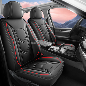 Housses de siège de voiture en cuir sportives universelles 5 places compatibles Citroën <span class=keywords><strong>Jumpy</strong></span> Nemo Dispatch Spacetourer avec coutures soignées <span class=keywords><strong>Accessoires</strong></span> auto - Product Image 1