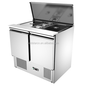 2 türen salat prep zähler, Kommerziellen kühl salat tisch - Product Image 1