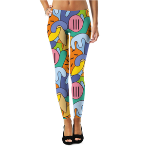 Graphic <b>Pattern</b> (6) <b>Legging</b> - Product Image 5