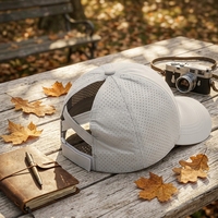 Casquette de sport athlétique perforée ultra-légère avec protection solaire UPF 50+ de qualité supérieure, anti-humidité et imperméable pour l'entraînement estival