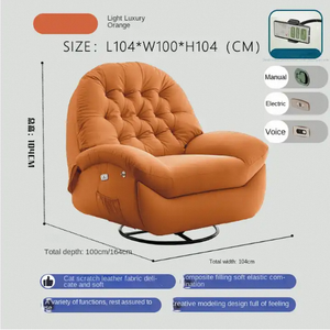 Fauteuil inclinable électrique multifonctionnel moderne de <span class=keywords><strong>première</strong></span> <span class=keywords><strong>classe</strong></span> pour <span class=keywords><strong>hôtel</strong></span>, salon et repos - Product Image 5