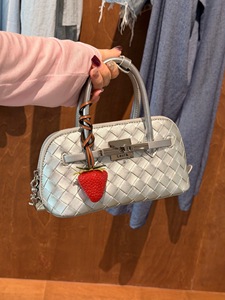 Borsa a tracolla in tessuto impermeabile <span class=keywords><strong>Laura</strong></span> Times con cerniera, resistente e portatile, con portachiavi a fragola e tracolla rimovibile - Ingrosso di fabbrica - Product Image 3
