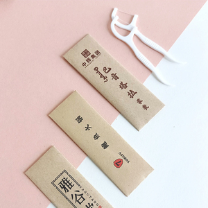 Soie <span class=keywords><strong>dentaire</strong></span> à impression personnalisée Bâton de soie <span class=keywords><strong>dentaire</strong></span> en plastique plat en forme de Y jetable emballé individuellement avec logo - Product Image 4