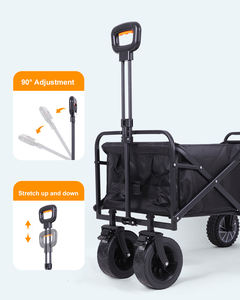 Carrito de Jardín Plegable y Ajustable Eléctrico Personalizado de 100W con Ruedas Gruesas, Portátil, para Exteriores, Playa, Picnic y Camping - Product Image 4