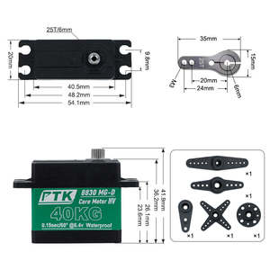 Servo Digital Metálico PTK 8830 MG-D de 30 kg con Alto Torque y Alto Voltaje (8.4V) Apto para Aeromodelismo - Product Image 4
