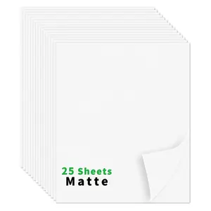 Custom A4 Sheet a3 Inkjet Matte Adhesive laser Printer vinyl outdoor sticker paper