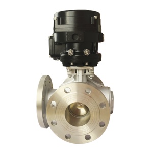 Válvula de Bola de Acero Inoxidable de 3 Vías Tipo L o T con Control por Motor 220v/380v Dc24v Heq-oem Personalizable - Product Image 2