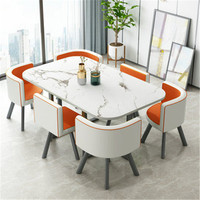 Meubles de Restaurant d'occasion de style européen, mobilier de salle à manger, design moderne, MDF, bon marché