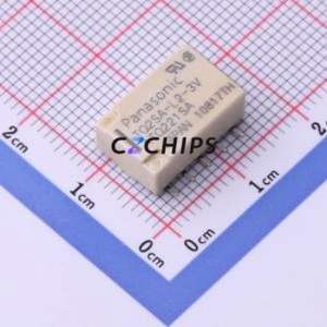 TQ2SA-L2-3V Magnetic Latching Relay SMD,9x14mm Relay 3V 2 Changeover: 2C (DPDT-Changeover)::: 125V-AC/220V-DC Dual Coil - Product Image 1