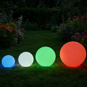 Meilleur <span class=keywords><strong>prix</strong></span>, éclairage <span class=keywords><strong>solaire</strong></span> extérieur moderne, étanche IP65, éclairage d'ambiance, boule lumineuse de jardin, lampe sphérique LED pour sol de jardin - Product Image 4