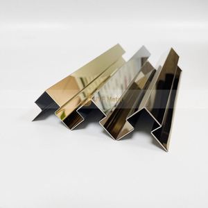 EX1021 Modern Stainless Steel <b>Tile</b> Trim-Durable & Waterproof for Interior Wall and <b>Ceiling</b> Edges - Product Image 5