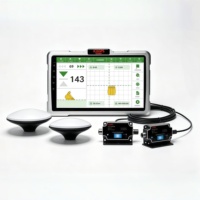 Système de contrôle de machine 3D ICEGPS pour excavatrice et pelleuse, avec antenne GNSS RTK double et capteur double