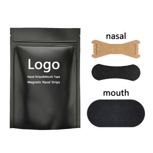 Tiras nasales con logotipo y tira <span class=keywords><strong>nasal</strong></span> oral Kit magnético personalizado Tiras nasales antironquidos para respirar - Product Image 1
