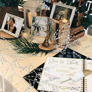 Ramas de Pino Navideñas con Perlas, Ramas de Navidad para Coronas, Guirnaldas, Manualidades y Decoración del Hogar - Product Image 5