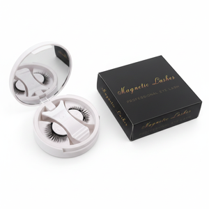 Coffret personnalisé à marque privée, <span class=keywords><strong>cils</strong></span> <span class=keywords><strong>magnétiques</strong></span> réutilisables à l'aspect naturel, faciles à appliquer, vente en gros, kit de <span class=keywords><strong>cils</strong></span> <span class=keywords><strong>magnétiques</strong></span> sans colle - Product Image 1