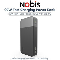 90W 90 W Hochleistungs 20000mAh 20000 mAh Hochkapazitäts-USB-Typ-C Schnell-Ladegerät Powerbank Tragbare Energiebank für Laptop und Smartphone