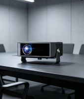 Projecteur flexible LCD LED HD HTP A3, 400 lumens ANSI, moteur optique scellé, haute luminosité pour les entreprises, le home cinéma et l'éducation