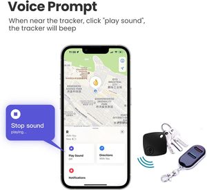 Traceur localisateur pendentif pour iOS Find My 4G, alarme anti-perte pour portefeuille et clés, compatible avec iPhone et <span class=keywords><strong>iPad</strong></span> - Product Image 4