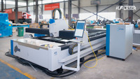 Machine de découpe laser à fibre 1000W 1500W, découpeuse industrielle pour acier inoxydable, tubes et tôles métalliques