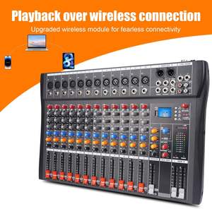 NGVM CT-120 Professional 12-Channel Sound Board <strong>Mixer</strong> with MP3 Input Stereo <strong>DJ</strong> <strong>Mixer</strong> for Live Events Karaoke Stage Performance - Product Image 3